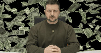 Zelensky money dollar Ukraine