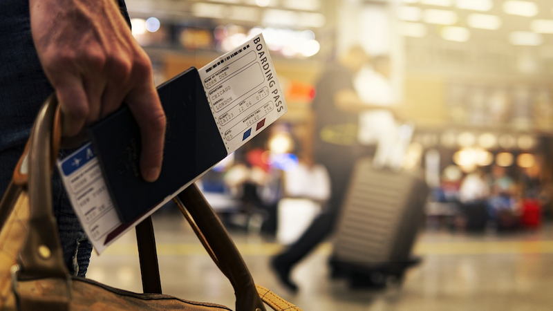 Travel Airport Boarding Pass Boarding Luggage