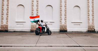 india flag scooter motorcycle