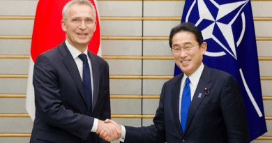 NATO Secretary General Jens Stoltenberg with Japanese Prime Minister Fumio Kishida. Photo Credit: NATO