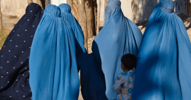 Women in burqa with their children in Herat, Afghanistan. Photo Credit: Arnesen, Wikimedia Commons