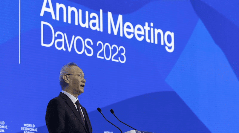 Liu He, Vice-Premier of the People's Republic of China at Davos 2023. Photo Credit: World Economic Forum/Faruk Pinjo