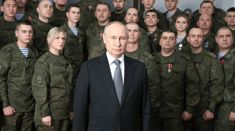 Russian President Vladimir Putin addresses the nation for New Year. Photo Credit: Kremlin.ru