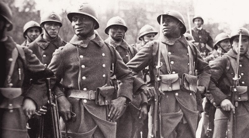 Senegalese Tirailleurs serving in France, 1940. Photo Credit: Unknown French military photographer, Wikipedia Commons