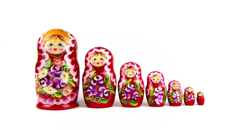 Matryoshka Wooden The Culture Symbol Retro Toy Russian doll