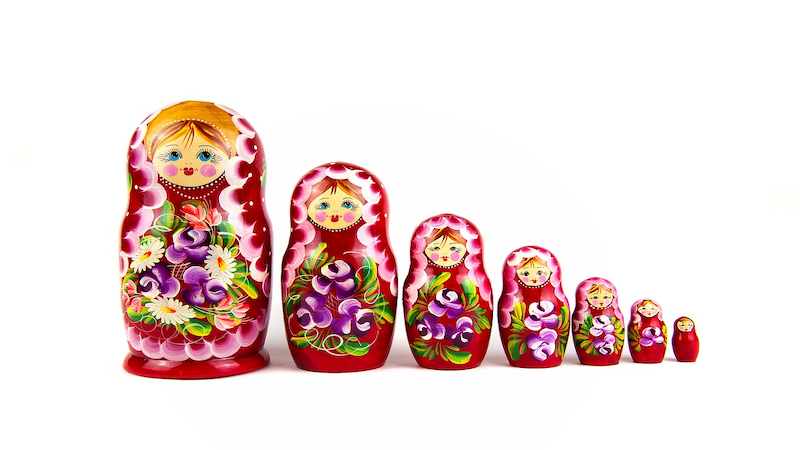 Matryoshka Wooden The Culture Symbol Retro Toy Russian doll