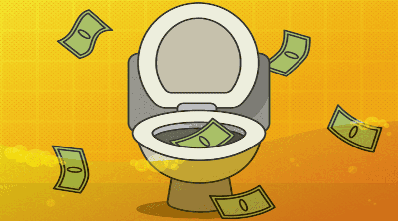Urine recycling is the goal of WVU researcher Kevin Orner’s study of a wastewater treatment system that can attach directly to a toilet, extracting valuable nutrients used as fertilizers. CREDIT: WVU Illustration/Sheree Wentz