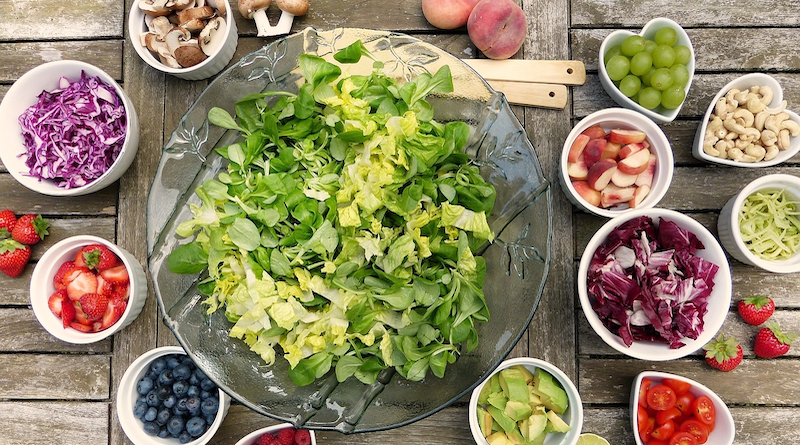 Salad Fruit Berry Healthy Vitamins Fresh Food