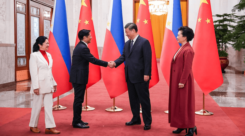Philippine President Ferdinand Marcos Jr. with China's President Xi Jinping. Photo Credit: Office of the Press Secretary