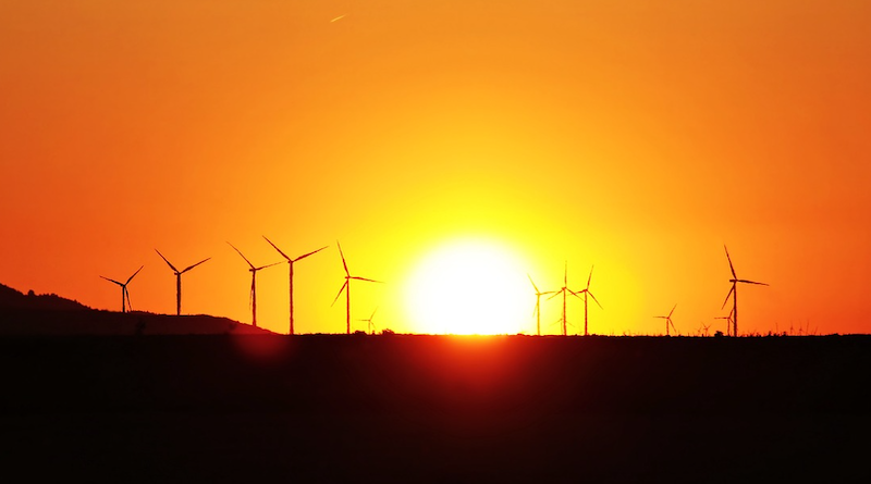 Sunset Pinwheels Environmental Engineering Wind Power Energy Turbine