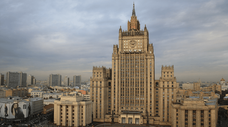 Ministry of Foreign Affairs of Russia main building in Moscow. Photo Credit: Frank Baulo, Wikipedia Commons