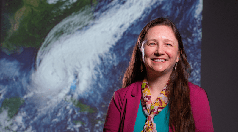 Iowa State University's Christina Patricola and collaborators have recently published studies of tropical cyclones and the hurricanes they can produce. CREDIT: Photo by Christopher Gannon/Iowa State University.