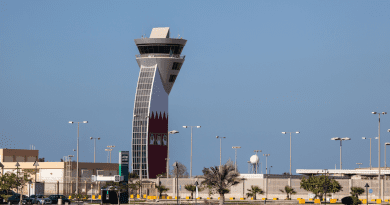 Air traffic control tower in Bahrain. Photo Credit: Indra
