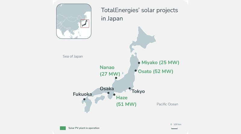 TotalEnergies's solar projects in Japan. Credit: TotalEnergies