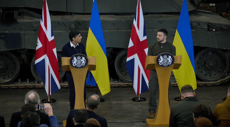 United Kingdom's Prime Minister Rishi Sunak with Ukraine's President Volodymyr Zelenskyy. Photo Credit: Ukraine Presidential Press Office