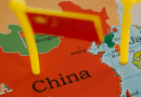 China Map Flag Asia