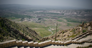 View from the Monastery of Saint Matthew (Der Mar Mattai) overlooking the Nineveh Plains. Photo Credit: Levi Clancy, Wikimedia Commons