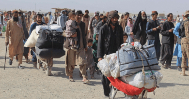 File photo of Afghan refugees at the Pakistan-Afghanistan border. Photo Credit: Vatican Media