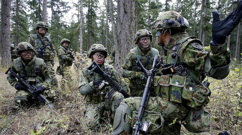 Japanese Self-Defense Forces (JSDF) in training. Photo Credit: US Army, Wikipedia Commons