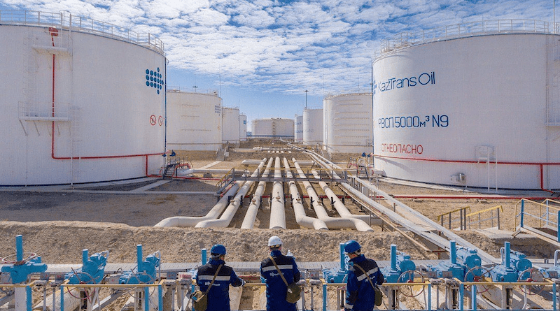 Oil supply center in Kazakhstan. Photo Credit: Kaztransoil