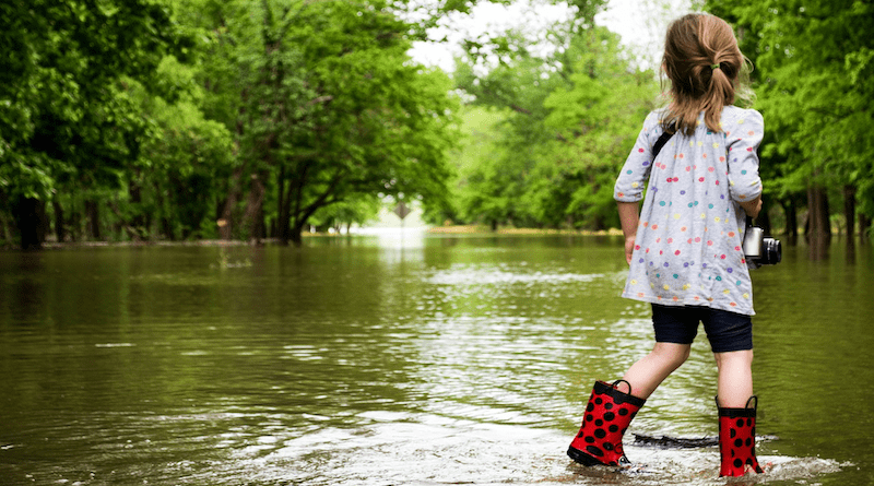 People Girl Kid Child Flood Water Nature Travel
