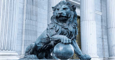Congress Members Spain Madrid Lions Columns Roman