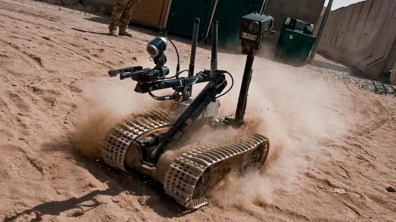 An MK-II Talon robot. Photo Credit: Staff Sgt. Whitney Houston, DOD