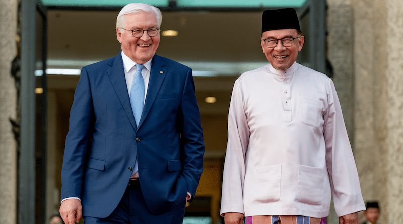 Germany's President Frank-Walter Steinmeier with Malaysia's Prime Minister Anwar Ibrahim. Photo Credit: Malaysia Prime Minister Office