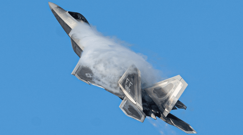 File photo of a F-22 Raptor. Photo Credit: Air Force Staff Sgt. Marcus M. Bullock