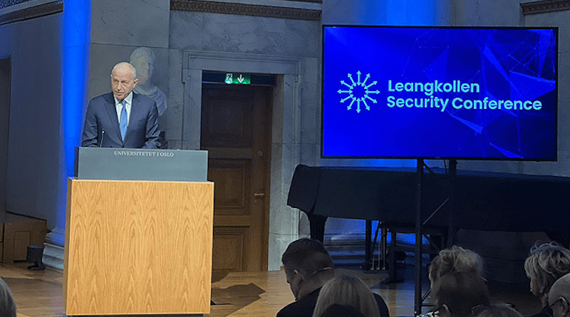 NATO Deputy Secretary General Mircea Geoană at the Leangkollen Security Conference in Oslo, Norway. Photo Credit: NATO