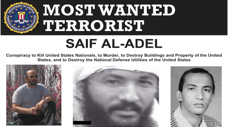 Saif Al-Adel in FBI Wanted Poster