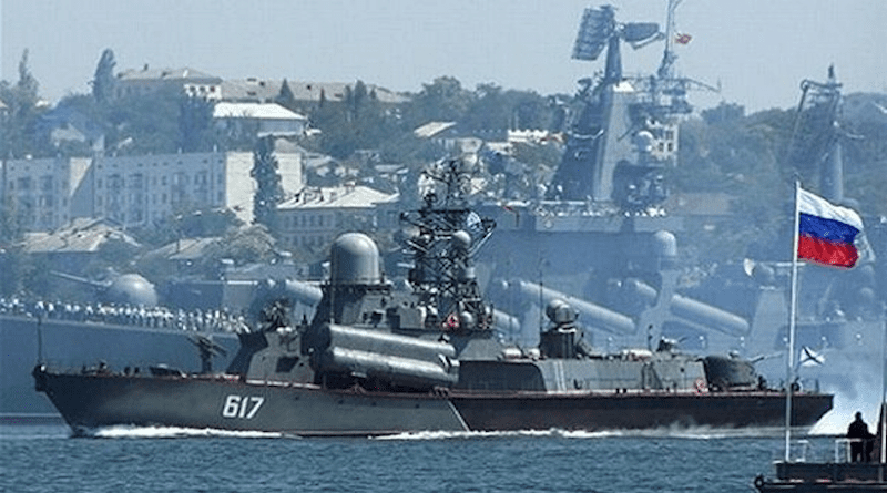 Russian naval fleet in Sevastopol, Crimea on the Black Sea. Photo Credit: Mehr News Agency