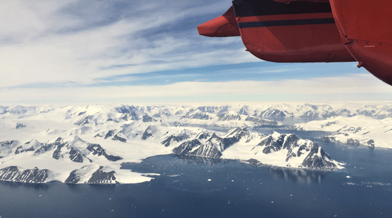 Aerial photographs of the Antarctic Peninsula’s glaciers. CREDIT: Dr Anna E. Hogg, University of Leeds