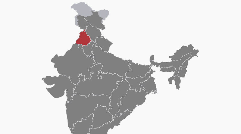 Location of Punjab, India. Credit: Wikipedia Commons