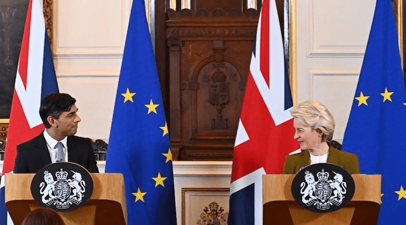 UK Prime Minister Rishi Sunak and European Commission President Ursula von der Leyen. Photo Credit: Ursula von der Leyen, Twitter