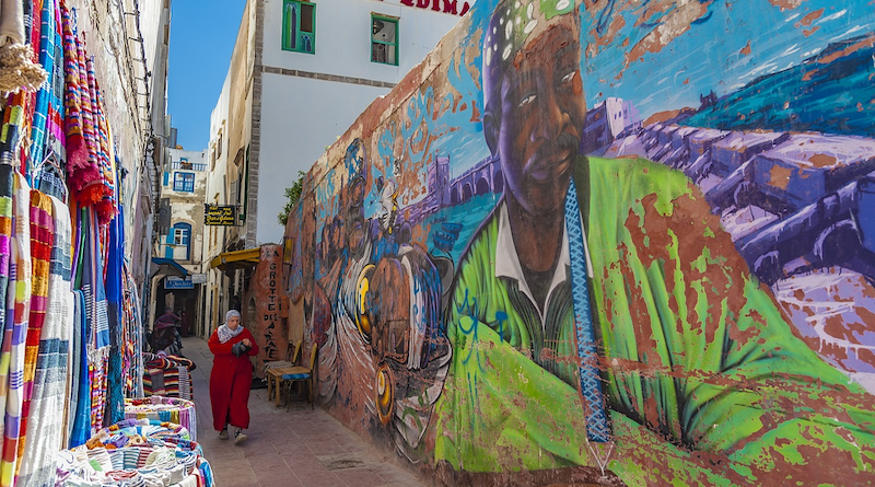 Essaouira Morocco Africa Port Graffiti To Travel Muslim Woman