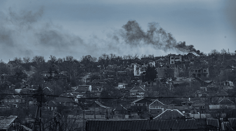 Bakhmut, Ukraine in February 2023. Photo Credit: Mil.gov.ua, Wikipedia Commons