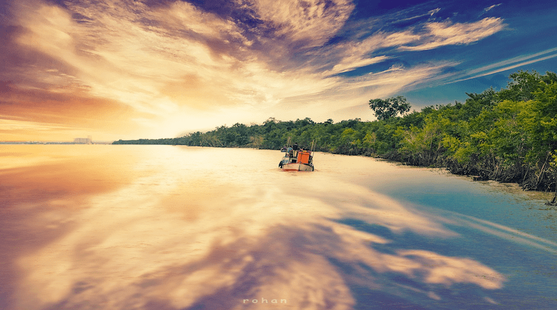 Nature Sky Sundarbans Mangroves Clouds Sunset Water Summer India Bangladesh