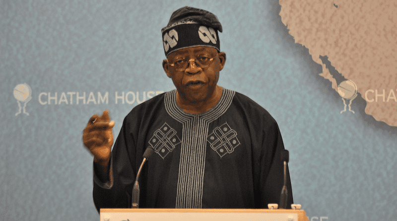 File photo of Nigeria's Bola Tinubu. Photo Credit: Chatham House, Wikipedia Commons