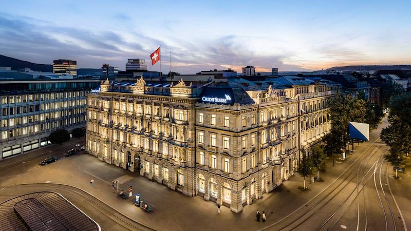 Credit Suisse headquarters at Paradeplatz in Zürich. Photo Credit: Credit Suisse