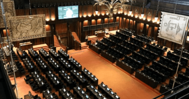 View of the Chamber inside Sri Lanka's Parliament. Photo Credit: Sri Lanka Parliament
