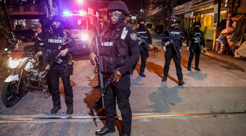 Philippine police. Photo Credit: Basilio Sepe/BenarNews