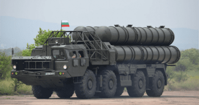 A Soviet-era S-300 -- an antiaircraft system which is still in service with the Bulgarian Army. Photo Credit: RFE/RL