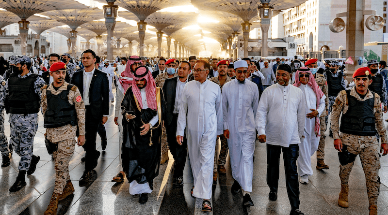 Malaysia's Prime Minister Anwar Ibrahim in Medina, Saudi Arabia. Photo Credit: Malaysia PM Office