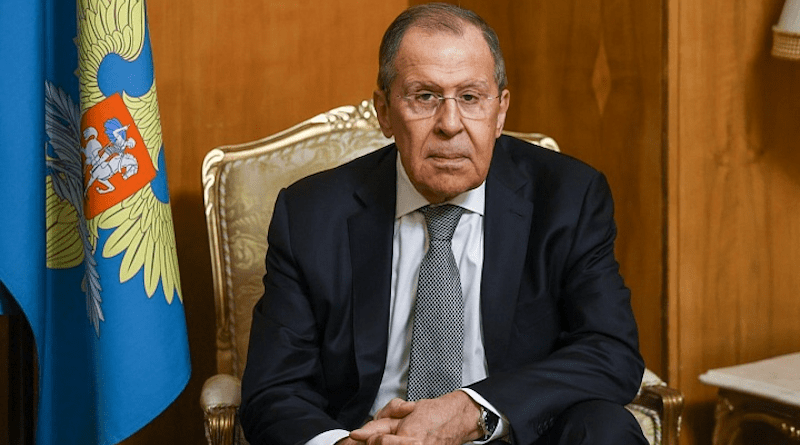 Russia's Foreign Minister Sergey Lavrov. Photo Credit: Mid.ru