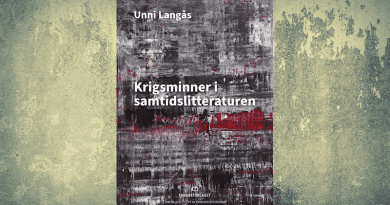 "Krigsminner I samtidslitteraturen" (War memories in contemporary literature) by Unni Langås