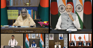 India's PM Narendra Modi and the Bangladesh Prime Minister, Smt. Sheikh Hasina jointly inaugurates the India-Bangladesh Friendship Pipeline (IBFP) from Siliguri (India) to Parbatipur (Bangladesh) via video conferencing on March 18, 2023. Photo Credit: India PM Office