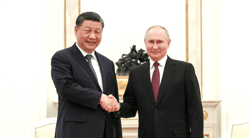 China's President Xi Jinping with Russia's President Vladimir Putin. Photo Credit: MFA.ru