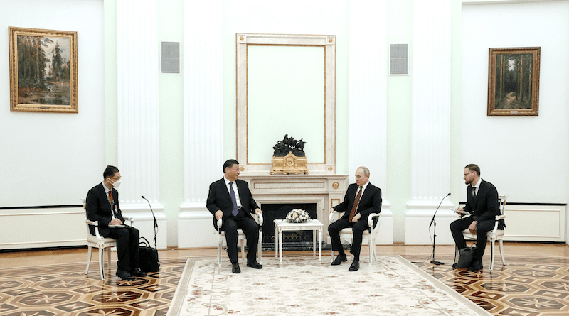 President of People’s Republic of China Xi Jinping with Russia's President Vladimir Putin. Photo Credit: Kremlin.ru