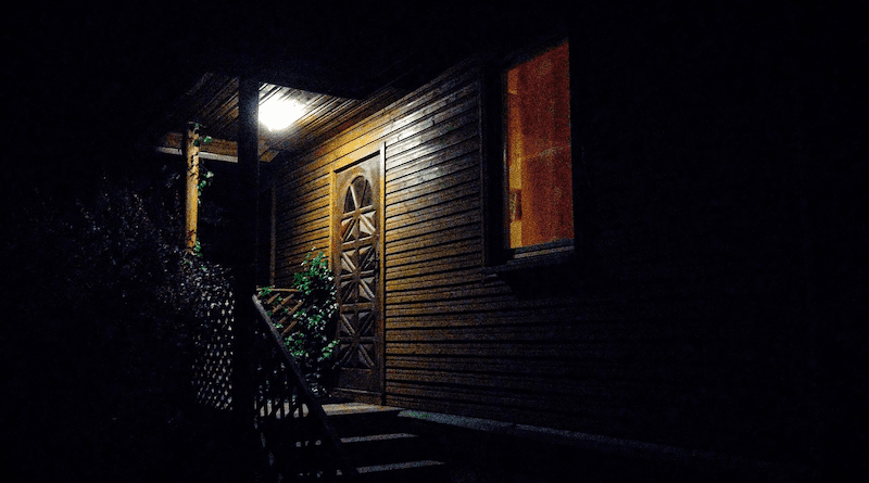 Porch Veranda Night Light Stairs House Wooden Noise